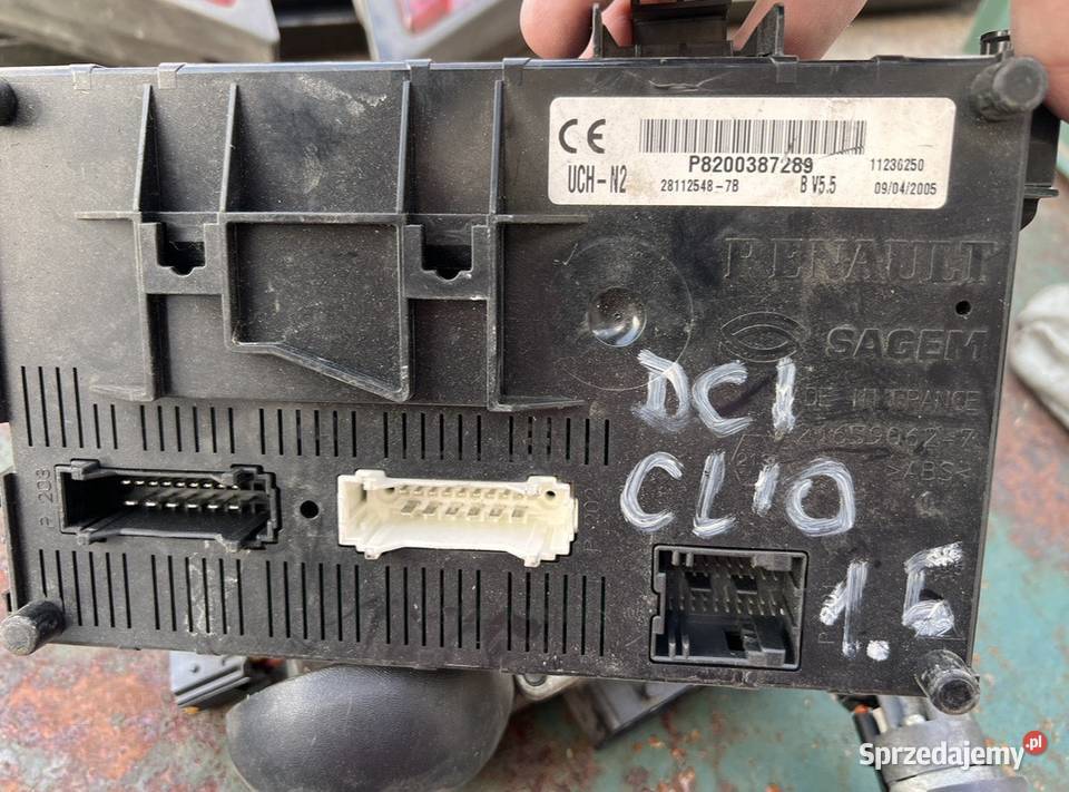 Zestaw startowy Renault Clio II 15 dCi UCH N2 Stacyjki i kluczyki Kielce