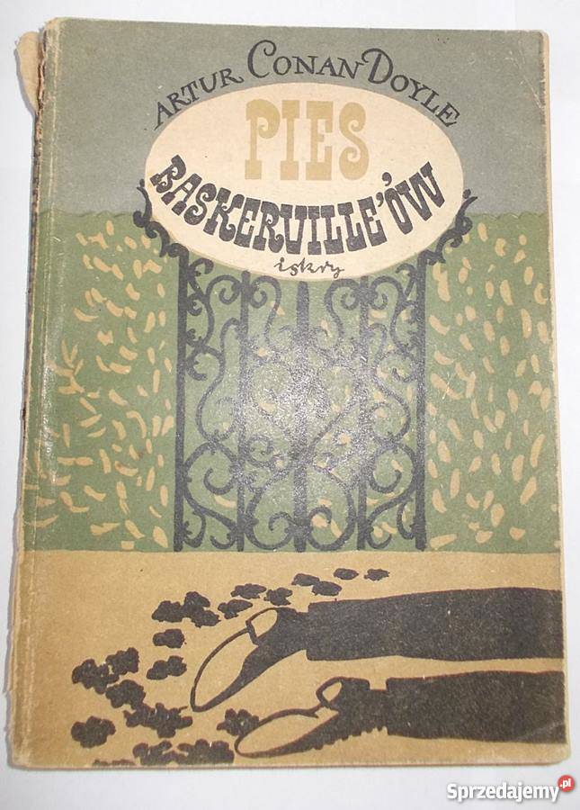 Pies Baskervilleów Artur Conan Doyle Rok wydania 1955 Ostrów Wielkopolski