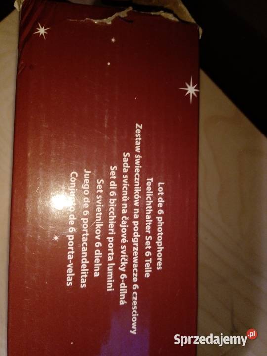 Zestaw świąteczny na stół podstawka pod świece 6 Legionowo sprzedam