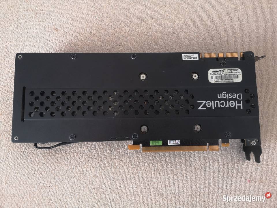 Inno3D HerculeZ GeForce GTX 1080 Ti 11 GB Karty graficzne opolskie sprzedam