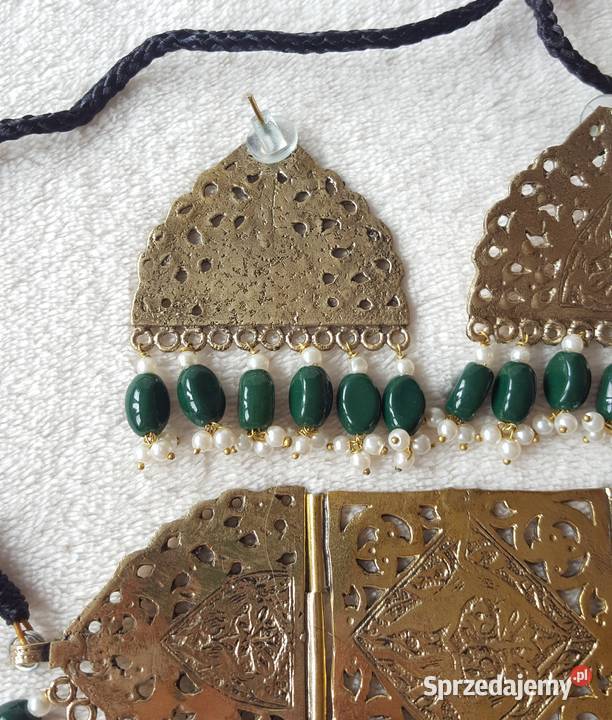Komplet biżuteri indyjskiej naszyjnik chocker Szczecin
