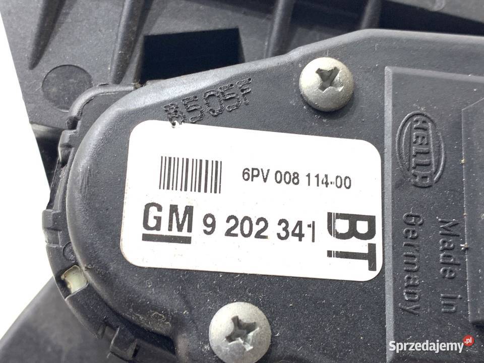 POTENCJOMETR GAZU OPEL ZAFIRA B 9202341 19 120 Potencjometry Części samochodowe