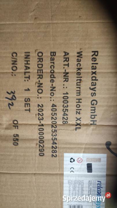 relaxdays xxl drewniane klocki 54 Książ Wielkopolski