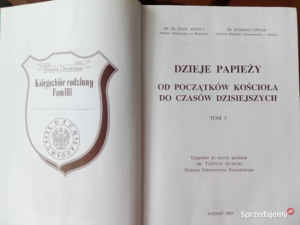 Sprzedam książki Milenium Dzieje Papieży Lipno sprzedam