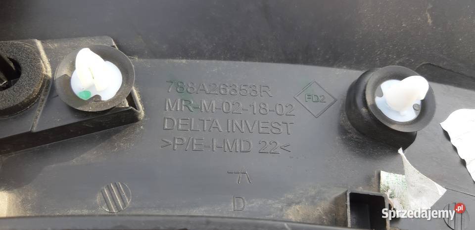 DACIA SANDERO III LISTWA BŁOTNIKA PRAWY TYŁ lubuskie Bieleń