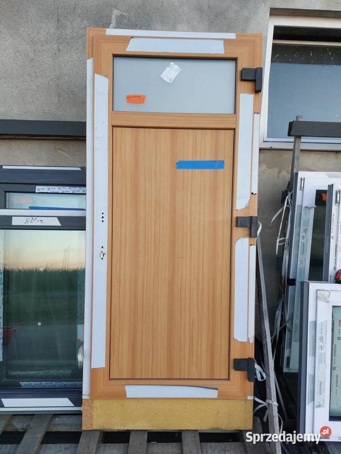 Nowe drzwi jasny brązbiel 205x97 OUTLET Biała
