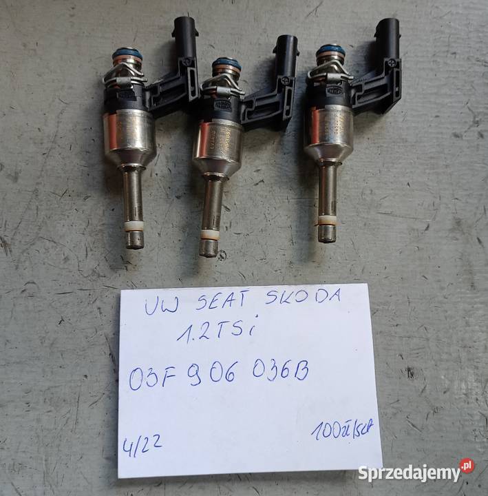 Sprawdzony wtryskiwacz VW Audi Seat Skoda 12 TSI Suchedniów sprzedam