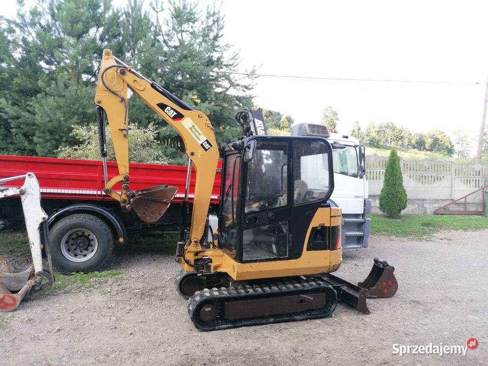 Caterpillar 3025C MiniKoparka Waga 2850 2 Łyżki Chełmiec sprzedam