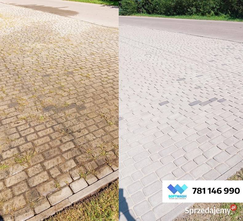 Miękkie Mycie Elewacji WAHOsoftwash Mycie Kostki podkarpackie Leżajsk