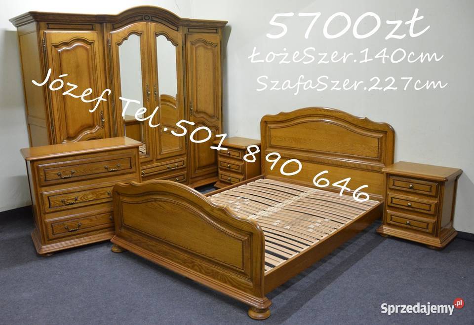 Piękna Sypialnia Dębowa Meble do sypialni Meble do sypialni