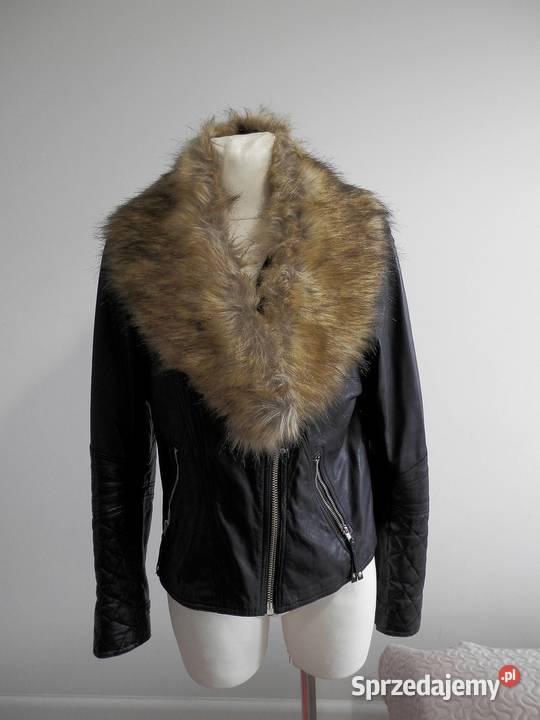 Kołnierz Futrzany Etola Sztuczne Futerko Beżowy Łomża