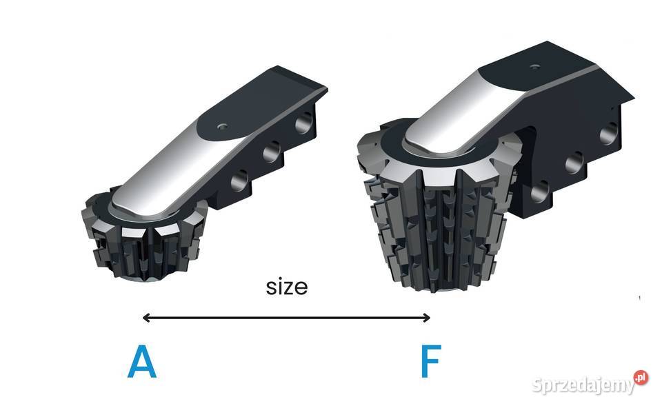 Rozwiertaki do skał GREAMER z wymiennymi rolkami Witaszyczki