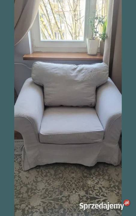 Beżowa Sofa z fotelem Ikea Ektorp Rzeszów
