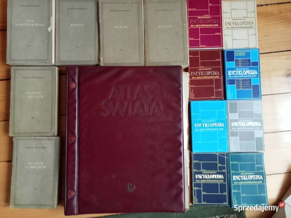 Atlas Świata PWN 1962 Encyklopedia Książki 1954 Skawina sprzedam