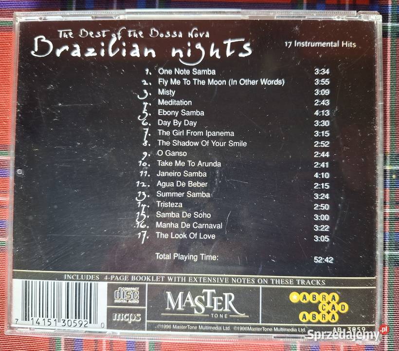 The Best of the Bossa Nova Brazilian nights CD CD Płyty i kasety Płyty i kasety Kraków