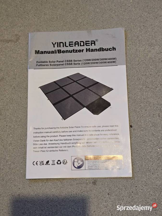 Przenośny panel słoneczny CSSB200W1M o mocy 200 Kraśnik