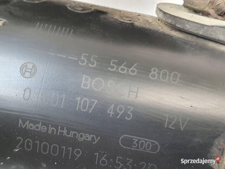 ROZRUSZNIK Opel Corsa D 12 16V A12XER 55566800 Układ elektryczny silnika sprzedam