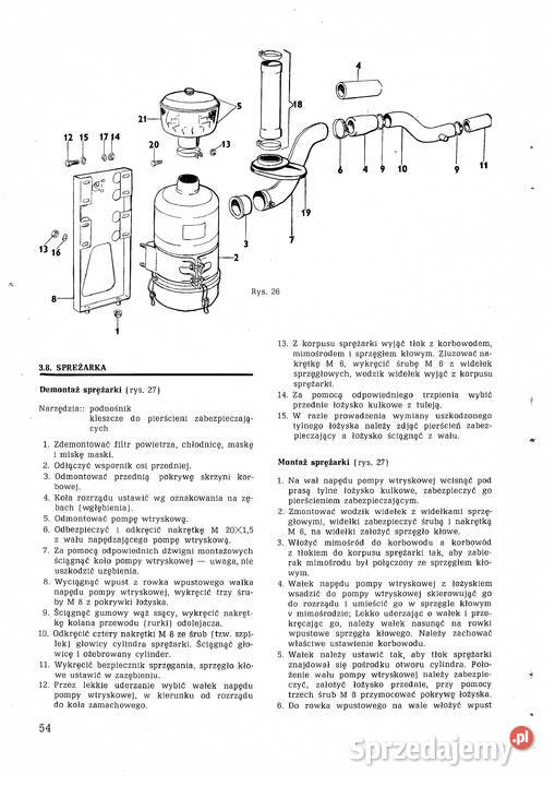 Zetor 52117245 instrukcja napraw Stalowa Wola