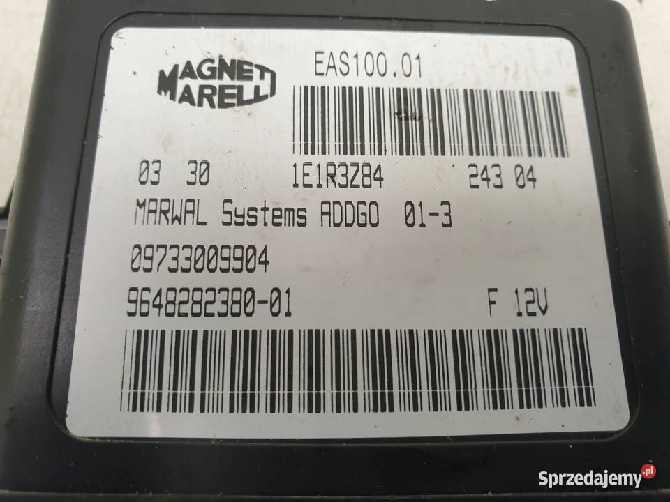 Lancia Phedra 22 JTD STEROWNIK POMPY PALIWA Chełm