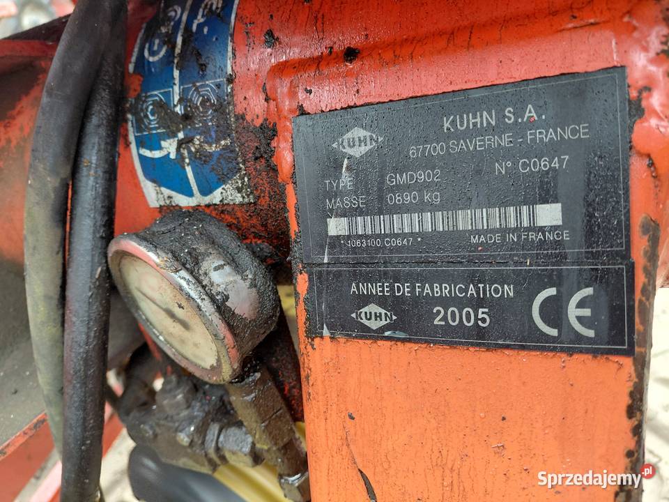 Kosiarka dyskowa KUHN GMD 902 LIFT CONTROL Claas Śliwice