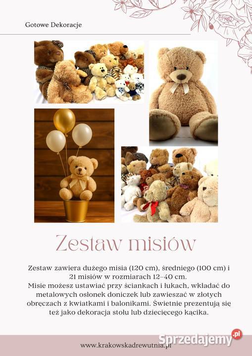 Zestaw dekoracji weselnych tło koło kurtyny Zastów
