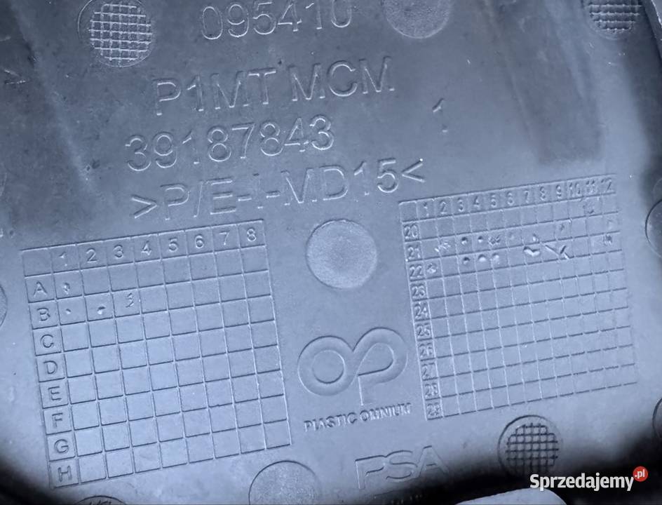 Spoiler dół zderzaka przód citroen c3 Aircross Zderzaki Międzychód sprzedam