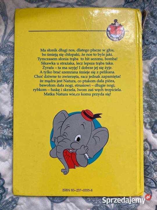 Książka Słonik Elmer Disney Lata 90 Warszawa