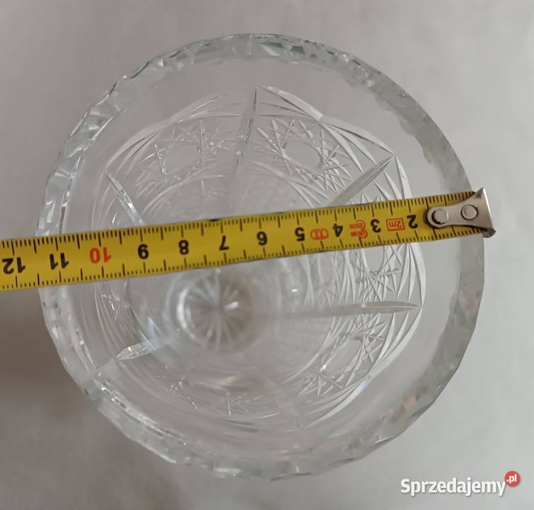 Wazon flakon kryształowy wysokość 355 piękny