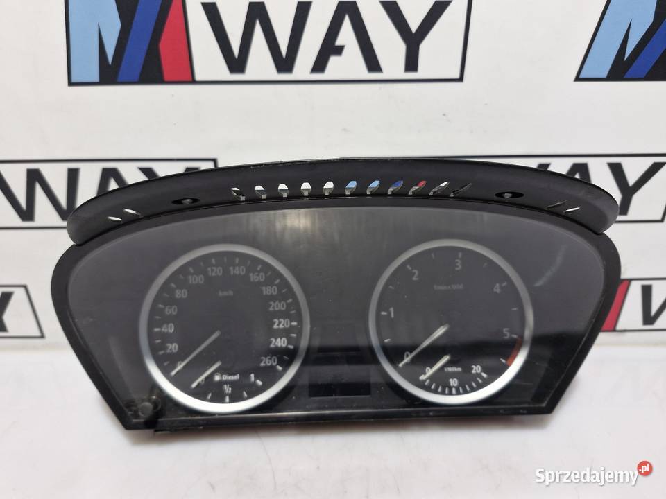 BMW E60 E61 LICZNIK ZEGARY EUROPA ORYGINAŁ Liczniki i zegary dolnośląskie