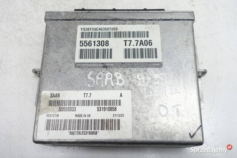 Saab 95 95 20 T II Lift STEROWNIK SILNIKA komput Części samochodowe Rudka