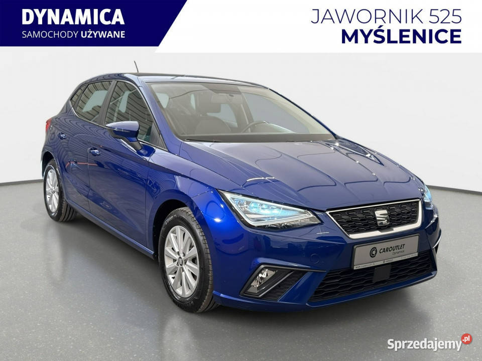Seat Ibiza Style 10TSI 95 M5 2018 r salon komputer pokładowy Myślenice