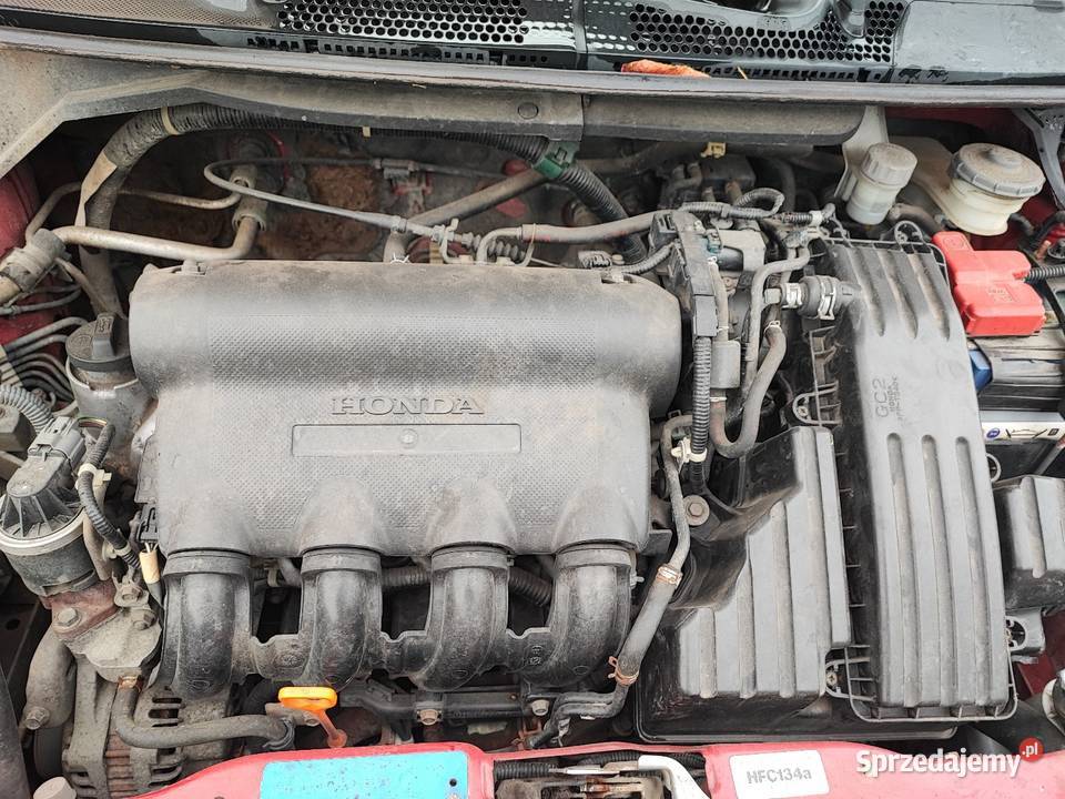 Honda Jazz 14 czerwona na części Sośnie