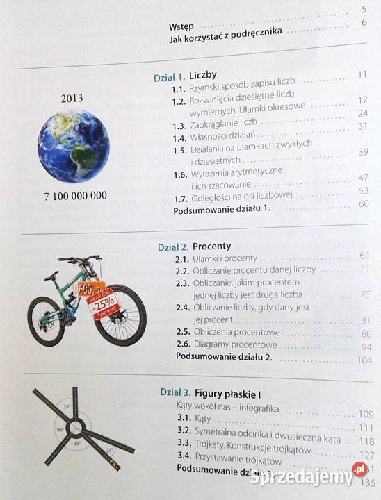 Liczy się matematyka WSiP Gimnazjum klasa 1 lubelskie Chełm