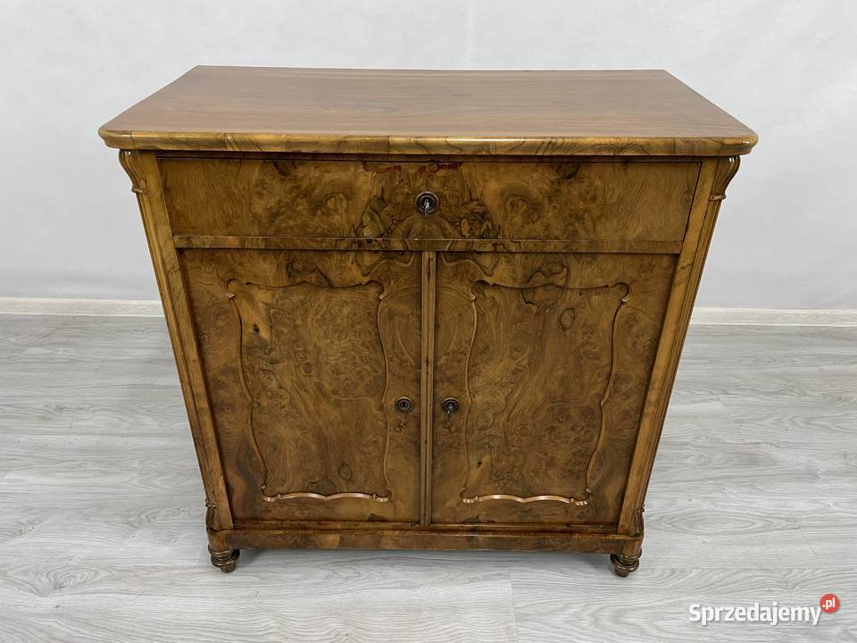 Komoda Ludwik Filip 1860 Antyki, Sztuka, Kolekcje Łódź