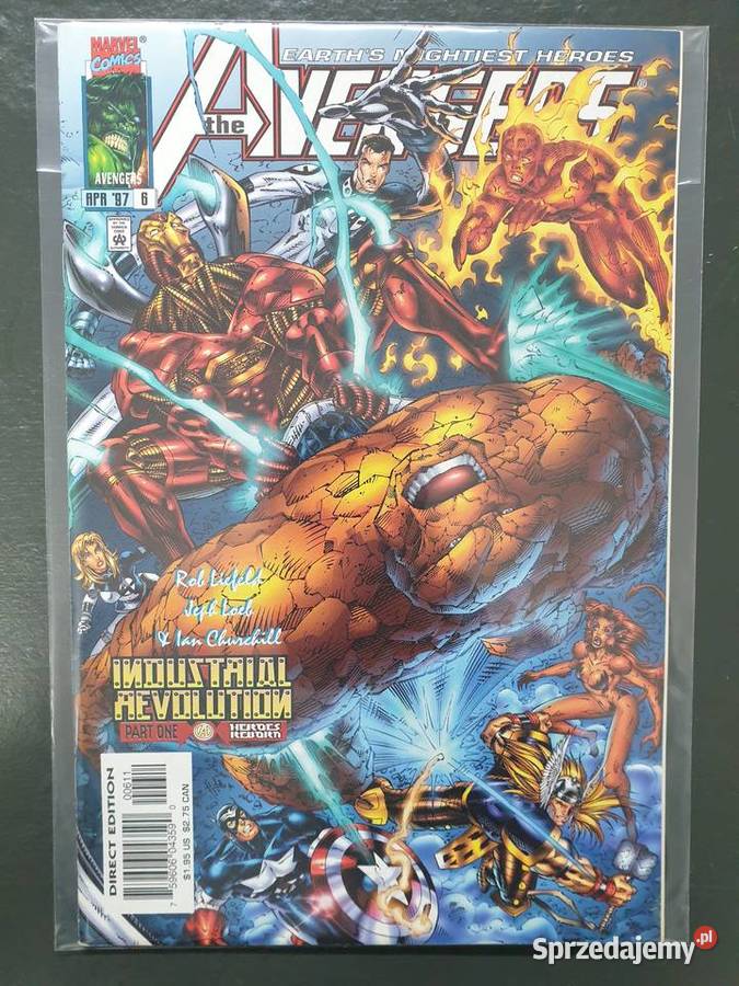 The Avengers 8 oryginalnych komiksów Marvel USA Superbohaterowie Gdynia