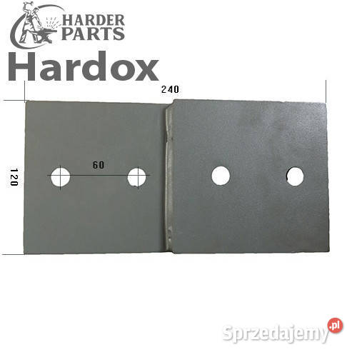 Nakładka płozy HARDOX 90063163S części do pługa nieuszkodzony Suwałki sprzedam