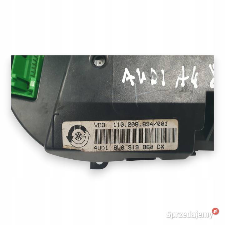 LICZNIK ZEGARY 8L0919860DX Audi A3 8L 19 TDI osobowe Motoryzacja Chełm