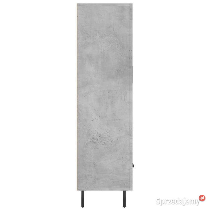 Wysoka szafka szarość betonu 695x31x115 WM830344 Warszawa