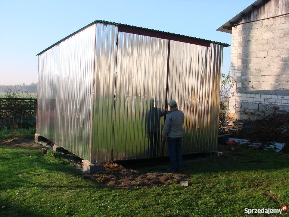 Garaze blaszaki transport montaz raty 85zł/m2 Garaże i miejsca postojowe Szydłów