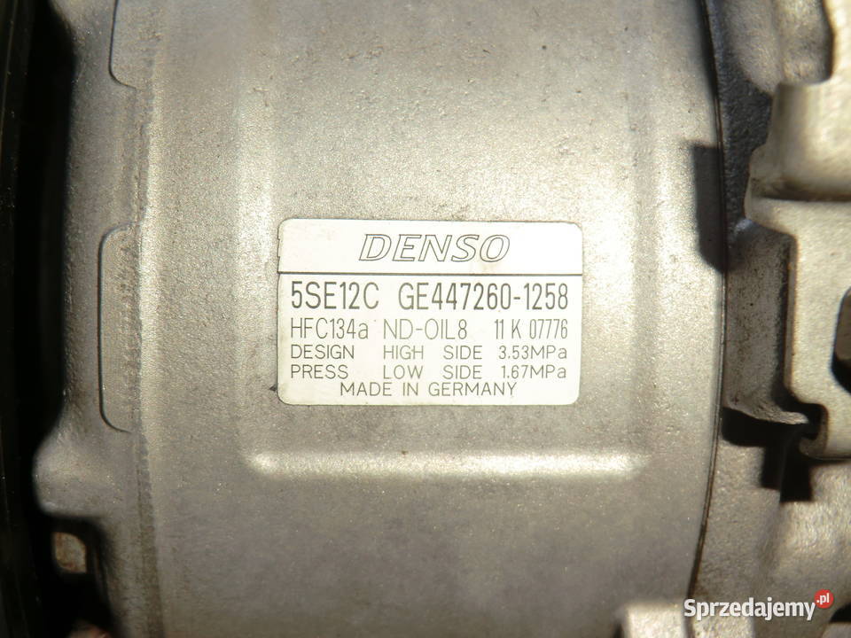 Toyota OE 4472601258 kompresor klimatyzacji osobowe Krzeszowice