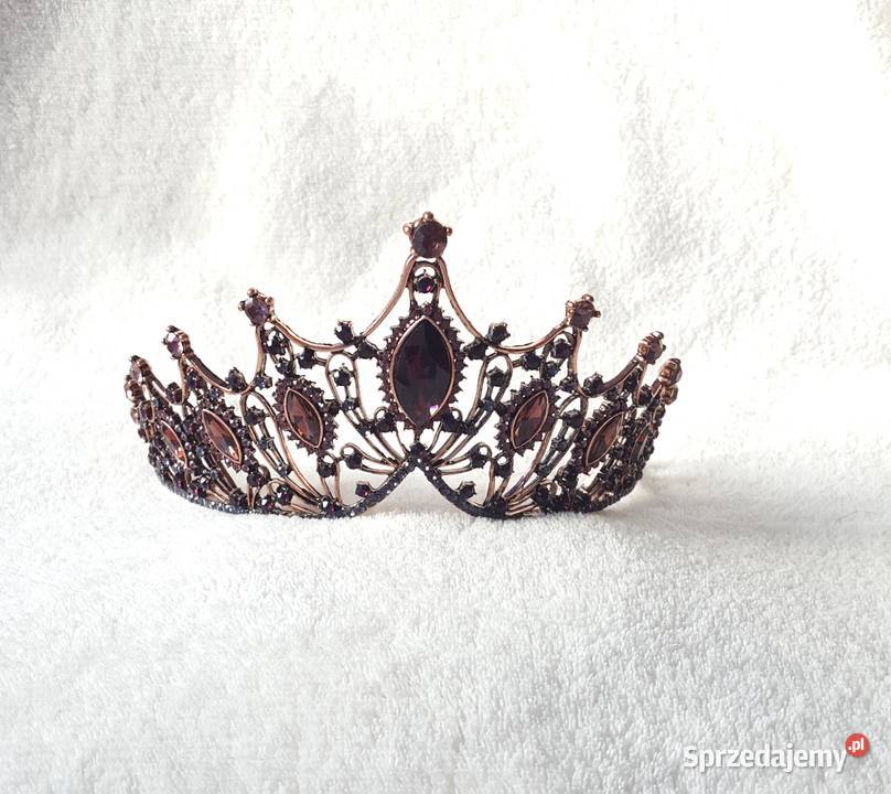 Korona czarna królowa wróżka wiedźma bal wesele zachodniopomorskie Szczecin sprzedam