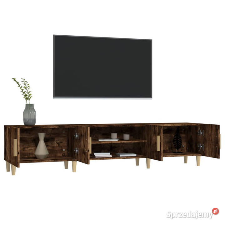 Szafka pod TV przydymiony dąb 180x315x40 Warszawa