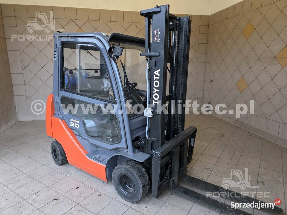 Wózek Widłowy TOYOTA 8FGKF20 Kabina TOYOTA 8FG20 gaz śląskie Lędziny
