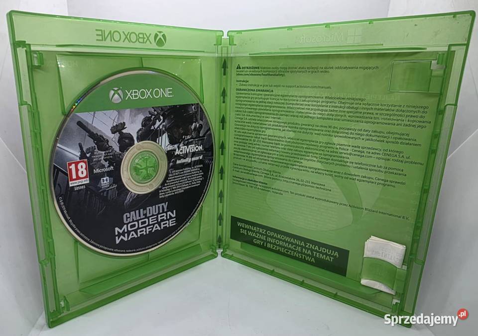 Gra Call of Duty Modern Warfare Xbox One Elbląg sprzedam