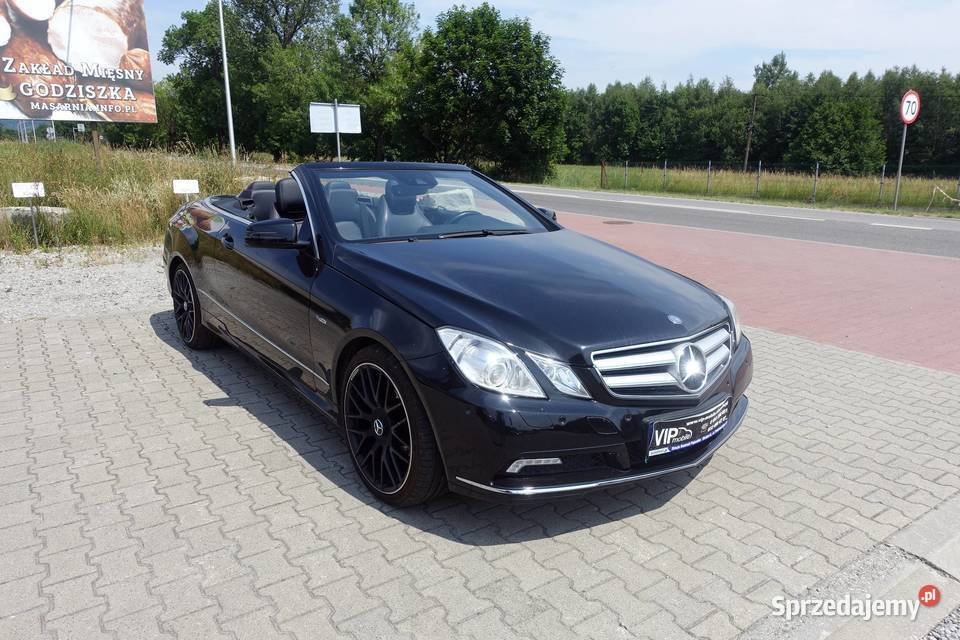 MERCEDES E350CGI 292 KABRIO AVANTGARDE FULL śląskie Buczkowice