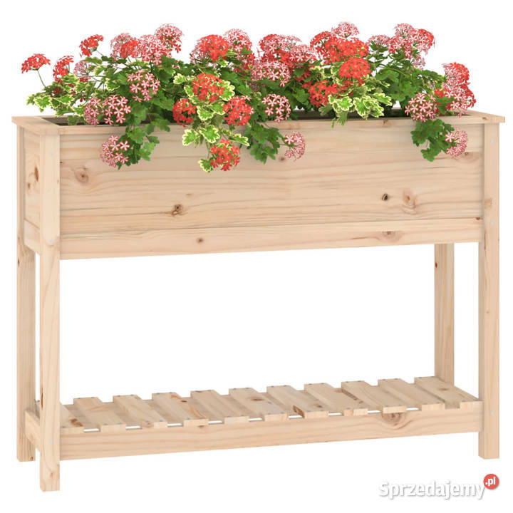 Donica z półką 1115x345x81 lite drewno sosnowe Warszawa sprzedam
