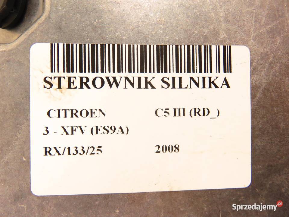 STEROWNIK CITROEN C5 III 30 V6 0261201499 Komputery