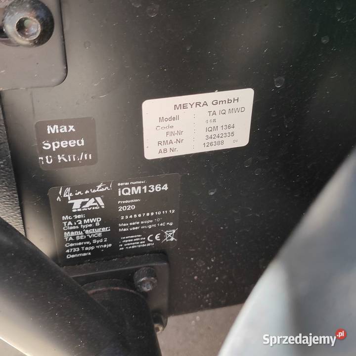 Wózek inwalidzki elektryczny TA Service IQ MWD Milanówek
