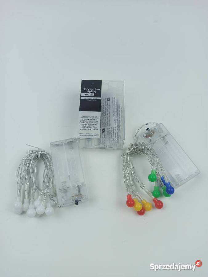 Lampki Dekoracyjne Led Na Baterie Białe Kolorowe Stalowa Wola