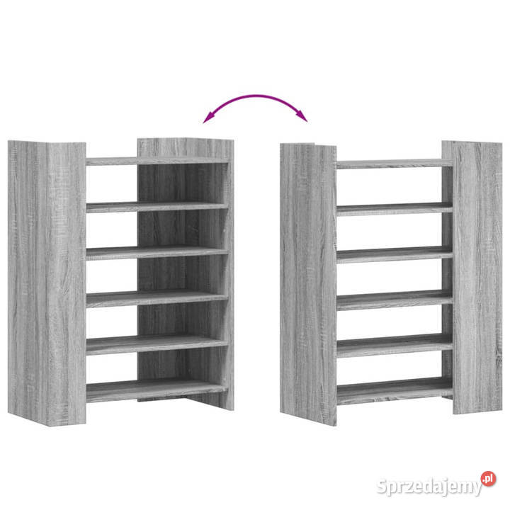 Szafka na buty szary dąb sonoma 745x375x100 Warszawa